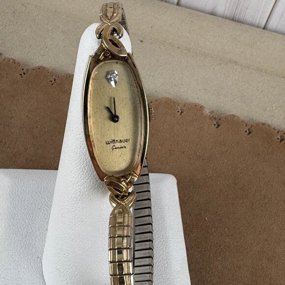 Vintage Swiss Wittnauer Gevene 10K Gold Filled Ladies Dress Watch - Picture 5 of 6